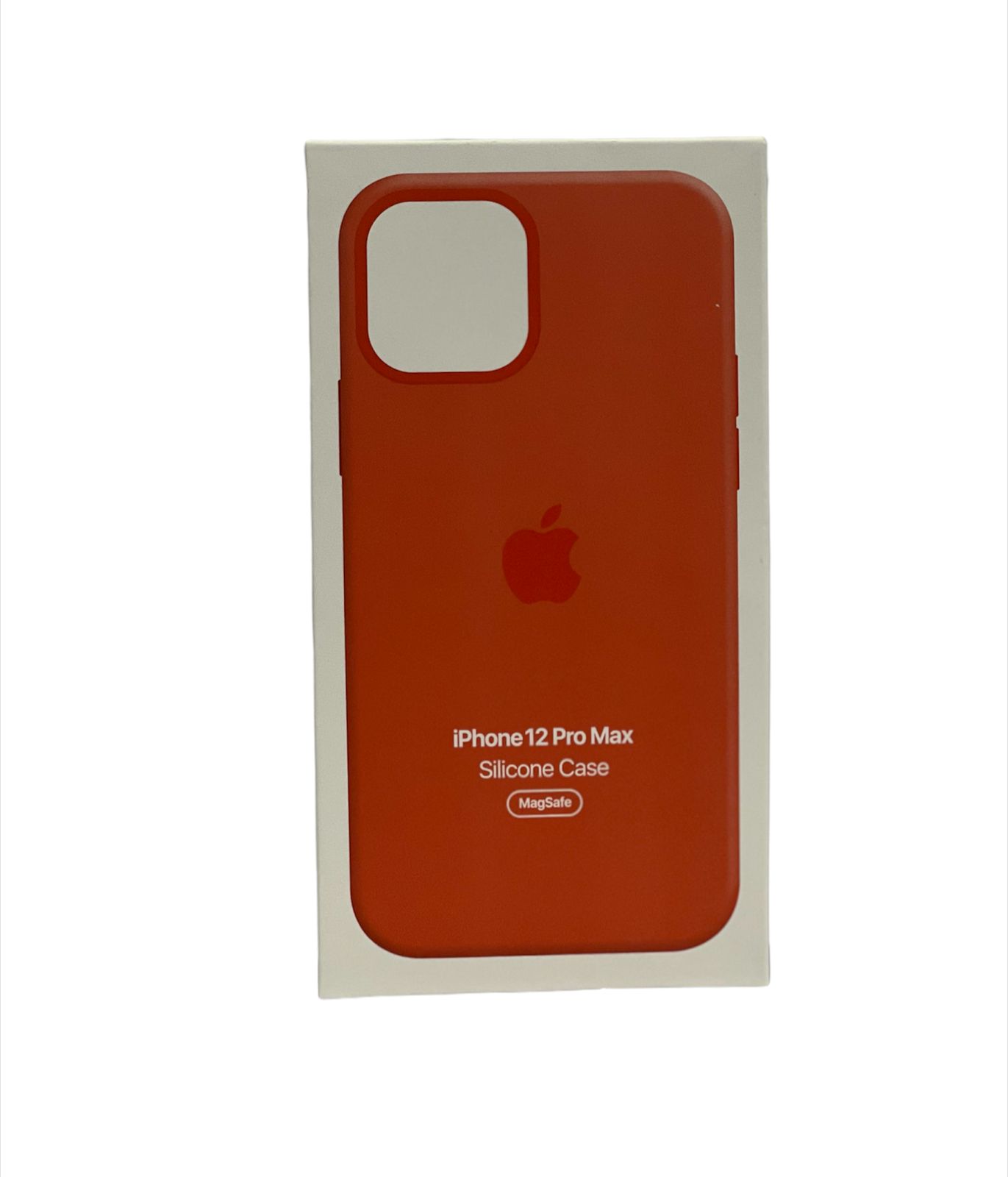 Funda de Silicón con MagSafe para iPhone 12 y 12 Pro Naranja