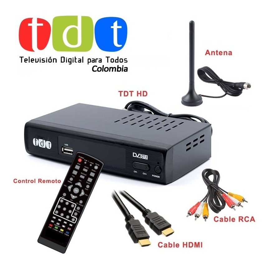 Pryna Decodificador Tv Digital Terrestre DVB T2 TDT