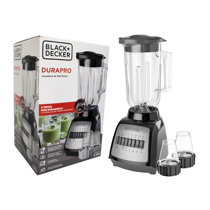 Black+Decker Blender DuraPro 550 Watts BLBD210GR - ATBIZ