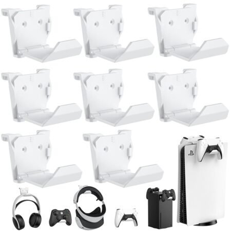 Kunsluck Controller Wall Mount Holder 8 Pack White