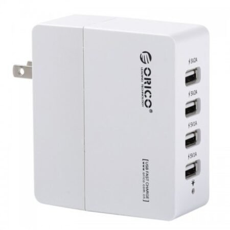 ORICO DCA-1U-WH 5V 1A 4 Porst USB Wall Charger - White