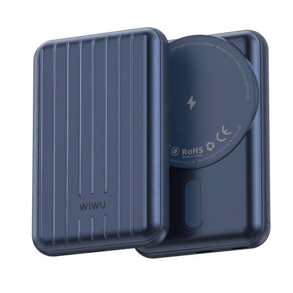 Wiwu Trunk series Magnetic Wireless Power Bank 5000 mAh Azul