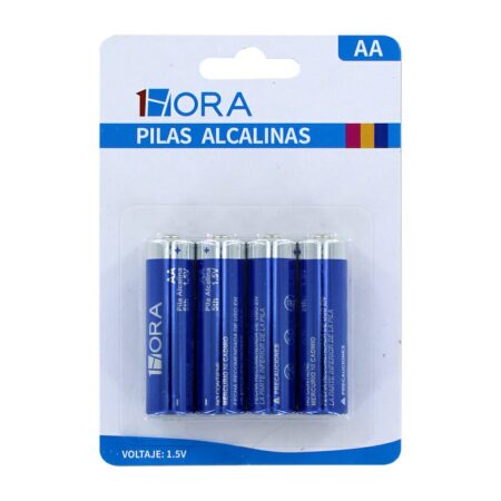 1Hora Pilas ALCALINAS AA/LR06 1.5V