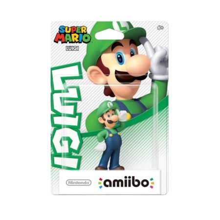 Amiibo Super Mario Luigi Caja Golpeada