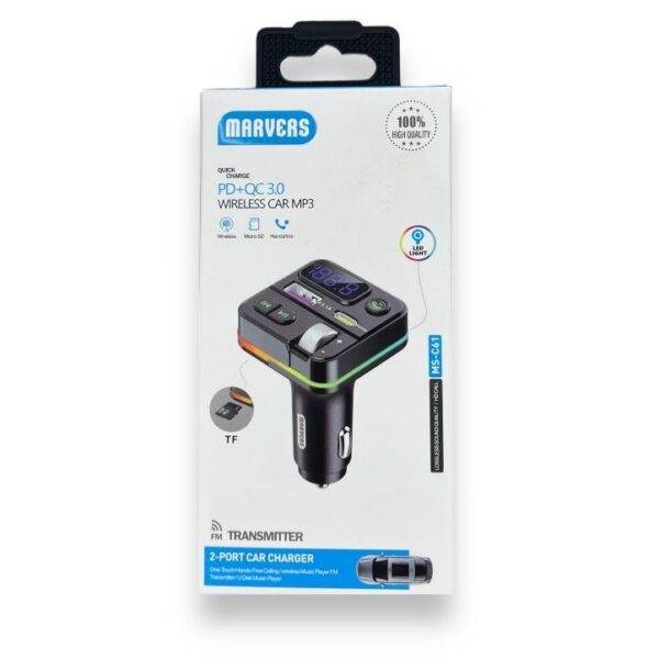 Wireless Car Mp3 pd+qc3.0 ms-c61