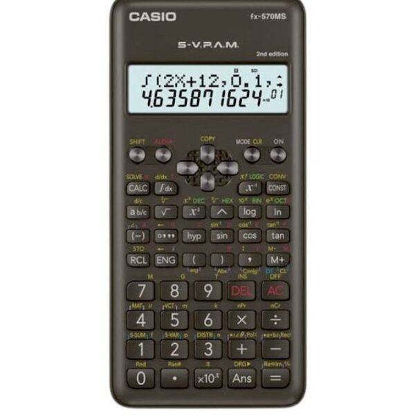 Calculadora Cientifica Casio FX-570MS 2nd Edition negro