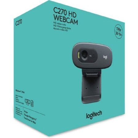 Logitech C270 HD Webcam 720p/30fps