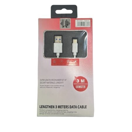 Cable Tipo-C 2.4a 3metro