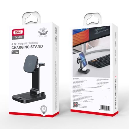4 EN 1 Magnetic Wireless Charging Stand 15W TK-23