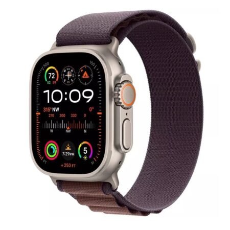 Apple Watch Ultra 2 49mm Titanium Indigo Alpine Loop MREW3LL