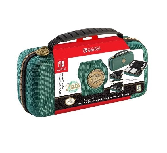 Estuche-Game-Traveler-Deluxe-Travel-Case-Oled-Zelda-NNS4000G-1.jpg Estuche Game Traveler Deluxe Travel Case Oled Zelda NNS4000G - Imagen 1