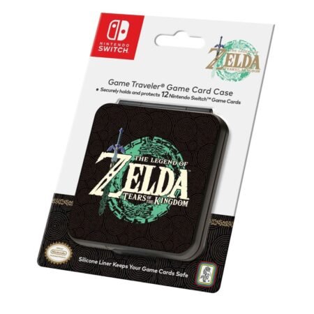 Game Card Case Zelda Tears TOTK Black GCC12