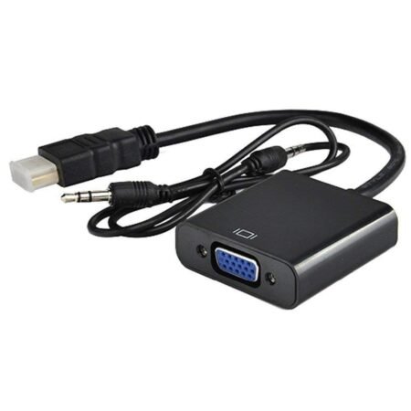 Zoecan Adaptador Hdmi A Vga Y C/Port Audio
