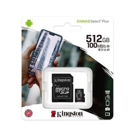 Kingston Memoria Micro SD 100MB/S 512GB