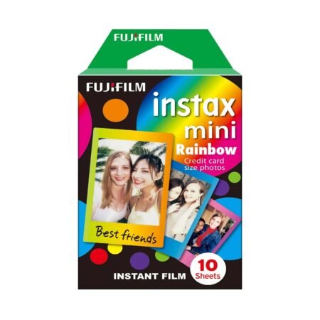 instax Mini Rainbow Credit Card Size Photos 10 Sheets
