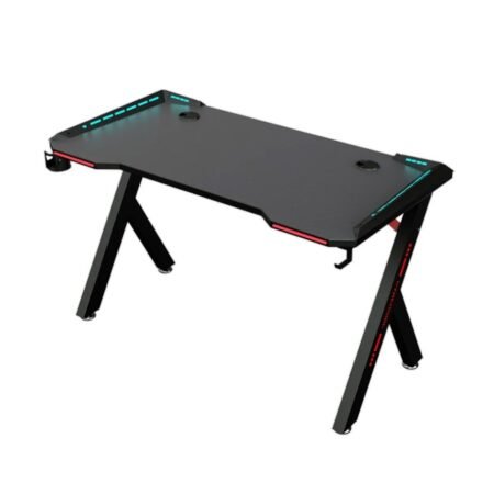 Mesa R5-7 Gaming Desk Black/Red 140 x 60 x 72CM