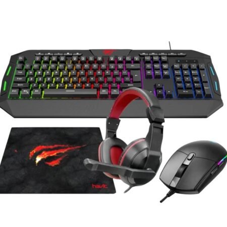 Havit KB501CM-SP Combo gaming 4 en 1 teclado + mouse + Pad