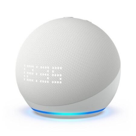 Echo Dot Alexa 5tha Generacion Blanco con Reloj