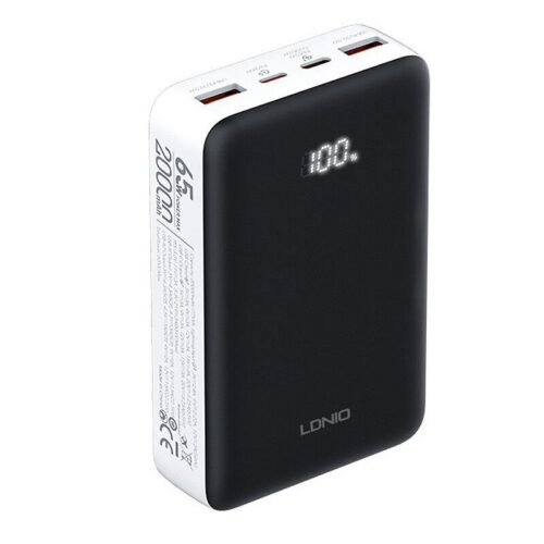 LDNIO Power Bank PQ27 QC4/QC3 24W P 20000mah 65W