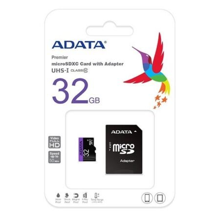 ADATA Micro 32GB Class 10 with adapter
