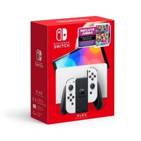 Consola Nintendo Switch Oled 64GB Latina Incluye Mario Kart HRG-S-KAA1B Garantia Panama