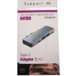 Usb-c to HDTV + USB 3.0 + USB/C PD 5 in 1YG-2102