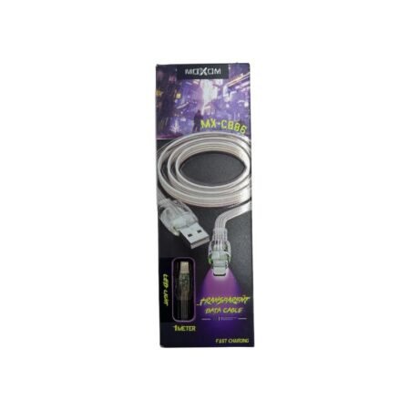 MX-CB86 Cable de data Transparente Lightning