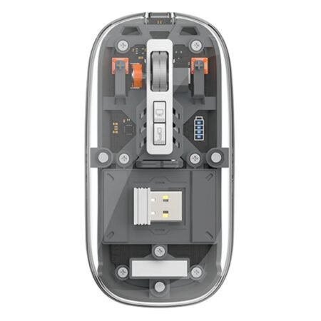Wiwu WM105 Crystal Magnetic Wireless Mouse Grey