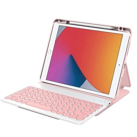 Wiwu Protective Keyboard Case For iPad 10.2 - 10.5 pink
