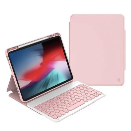 Wiwu Protective Keyboard Case For iPad 10 2022 10.9 pink