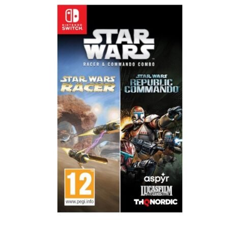 Juego de Nintendo Star Wars Racer y Commando combo