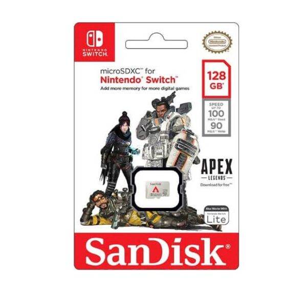 SanDisk MicroSDXC Nintendo Switch Ápex legends 128GB