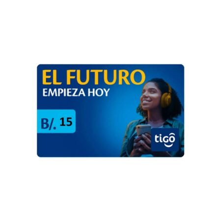 Tarjeta Prepago Tigo 15