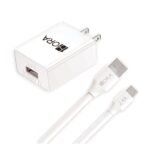 Combo Cargador 1Hora Tipo-C 2.4A 1M