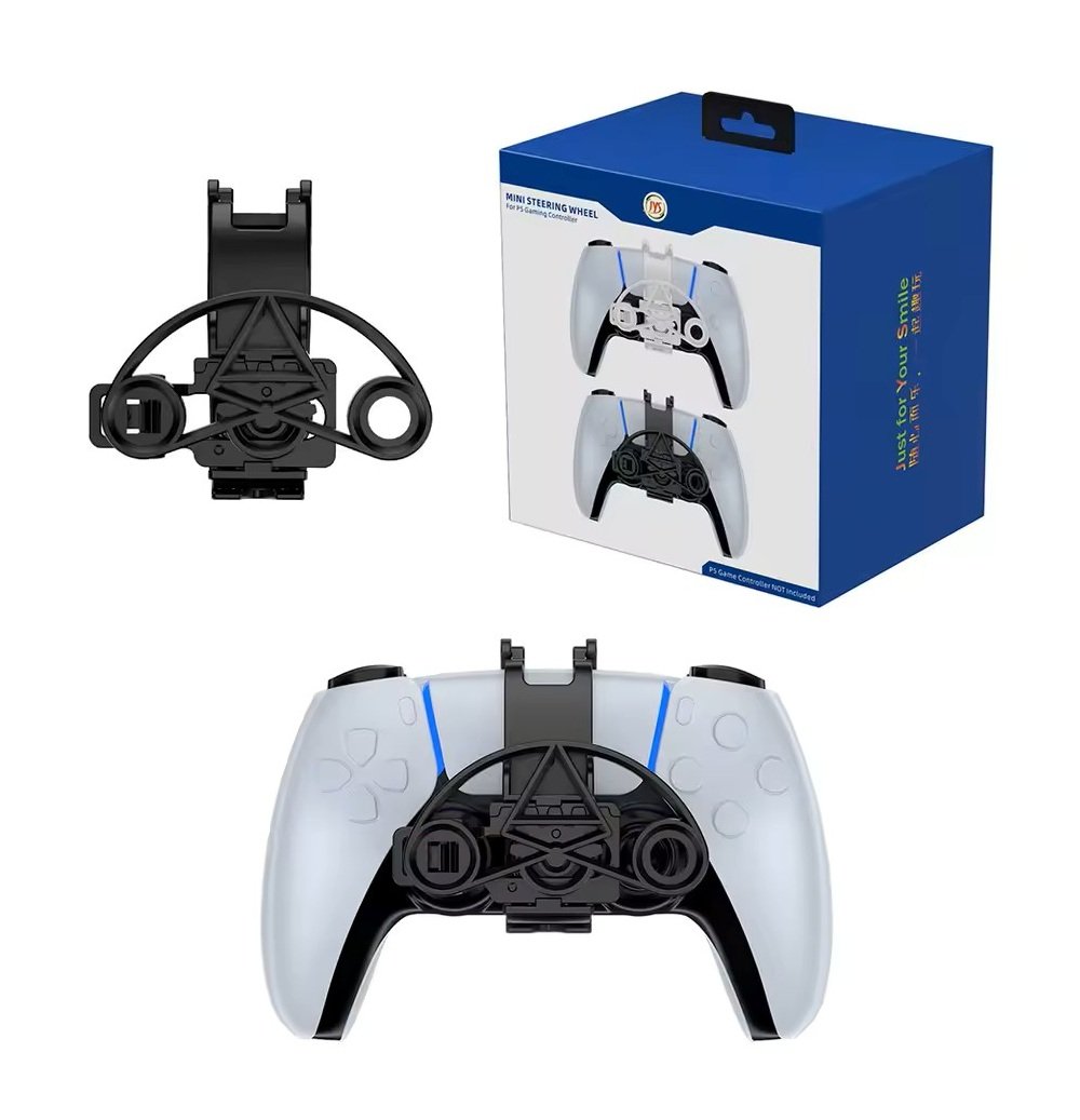 mini racing JYS Grip Mini Steering Wheel for PS5 - Imagen 1