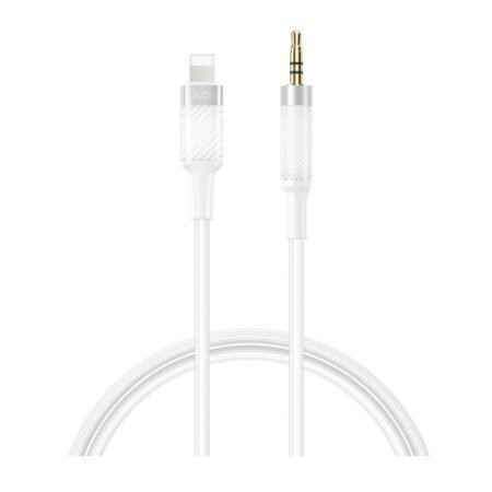 Aux Audio Jack Cable iP to 3.5mm Blanco ND-R279A