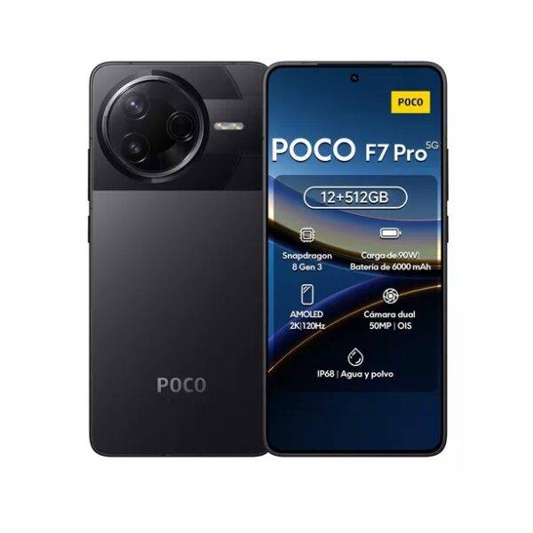Xiaomi Poco F7 Pro Black 12GB 256GB » MICELLPTY - Stock Real y