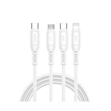 Wiwu Starlink Usb-C to Micro-Usb-Ip cable 60W White