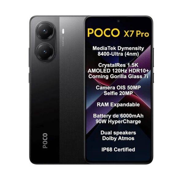 Xiaomi POCO X7 Pro 8GB+256GB ブラック Xiaomi Poco X7 Pro Negro 12GB 256GB » MICELLPTY - Stock Real y