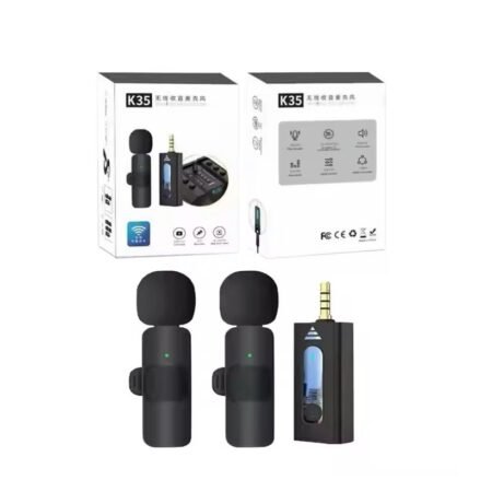 Wireless 2-Microphone K35 For Auxiliar