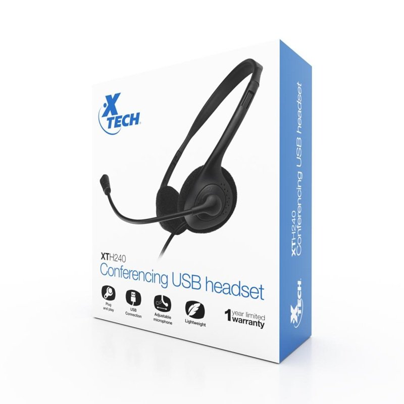 0620 Xtech Conferencing Usb Headset XTH240 - Imagen 1