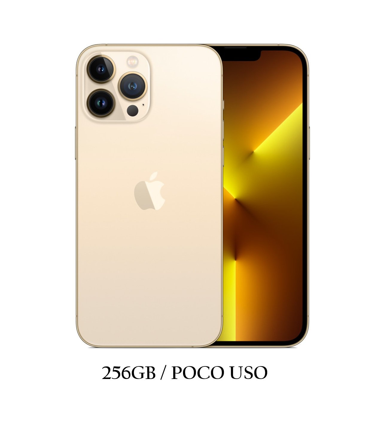 13 PRO MAX 256GB iPhone 13 Pro Max 256GB Dorado Poco Uso Chip 81% - Imagen 1