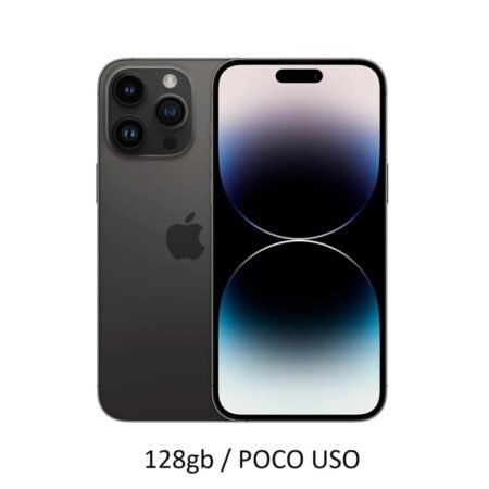 iPhone 14 Pro Max 128gb Esim Poco Uso Graphite Black 99%