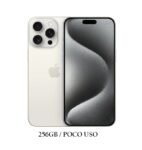 iPhone 15 Pro Max 256GB Blanco Poco Uso Chip 88%
