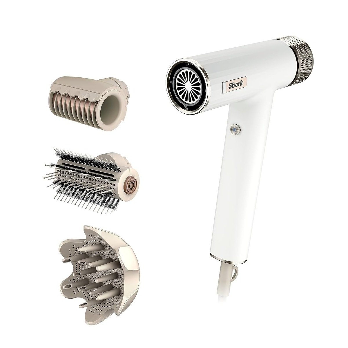 4740 Shark SpeedStyle Quick Smooth Brush Bouncy Defined Curls - Imagen 1