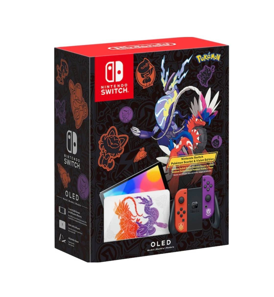 7399 Consola de Nintendo Switch Oled Pokémon Scarlet y Violet Edi - Imagen 1