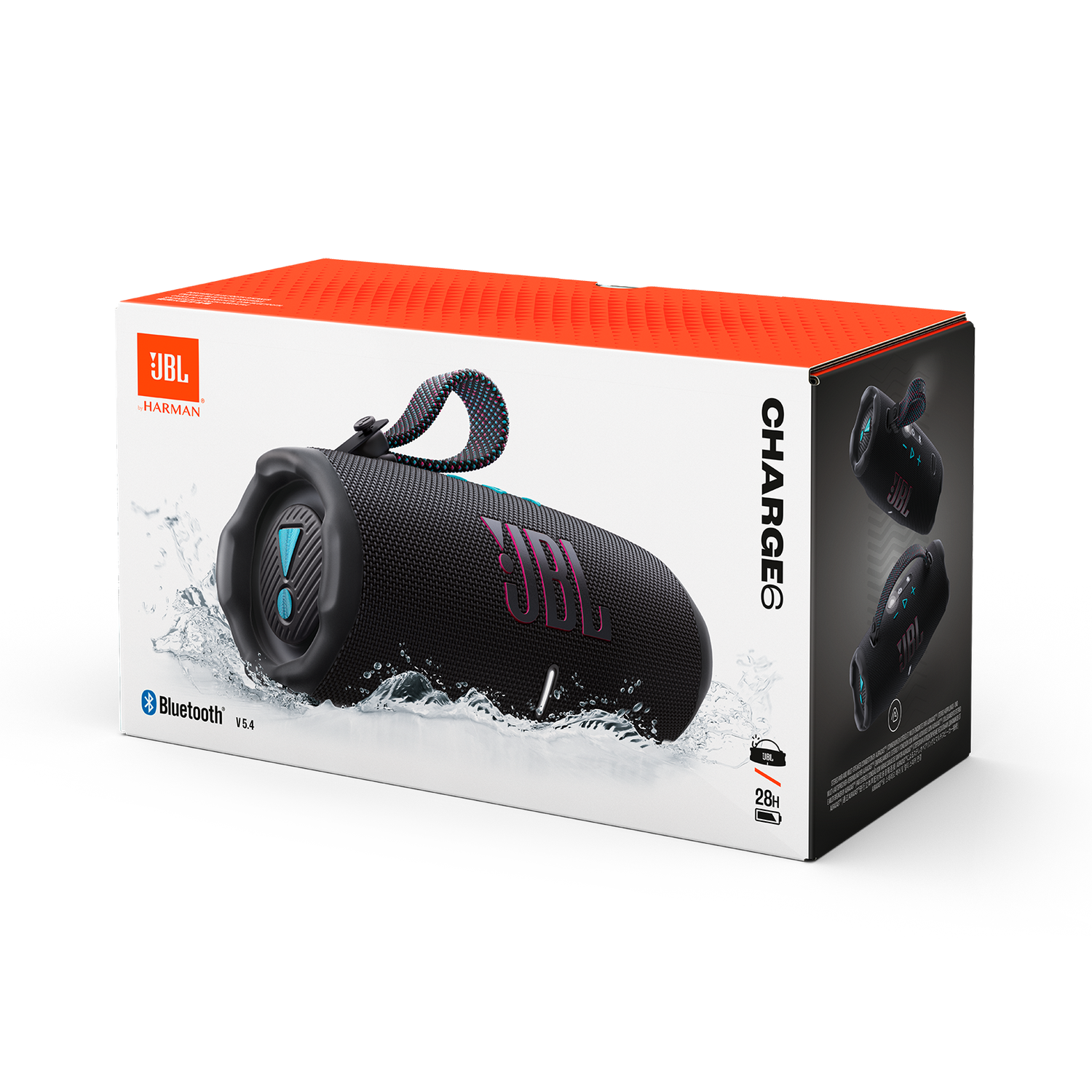 M 　JBL CHARGE 6（ファンキーブラック） JBL Charge 6 Black Bocina Portable Bluetooh 28 Horas » MICELLPTY