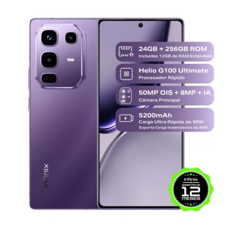 Infinix Note 50 Pro 90w+30w 12ram+256gb Purple