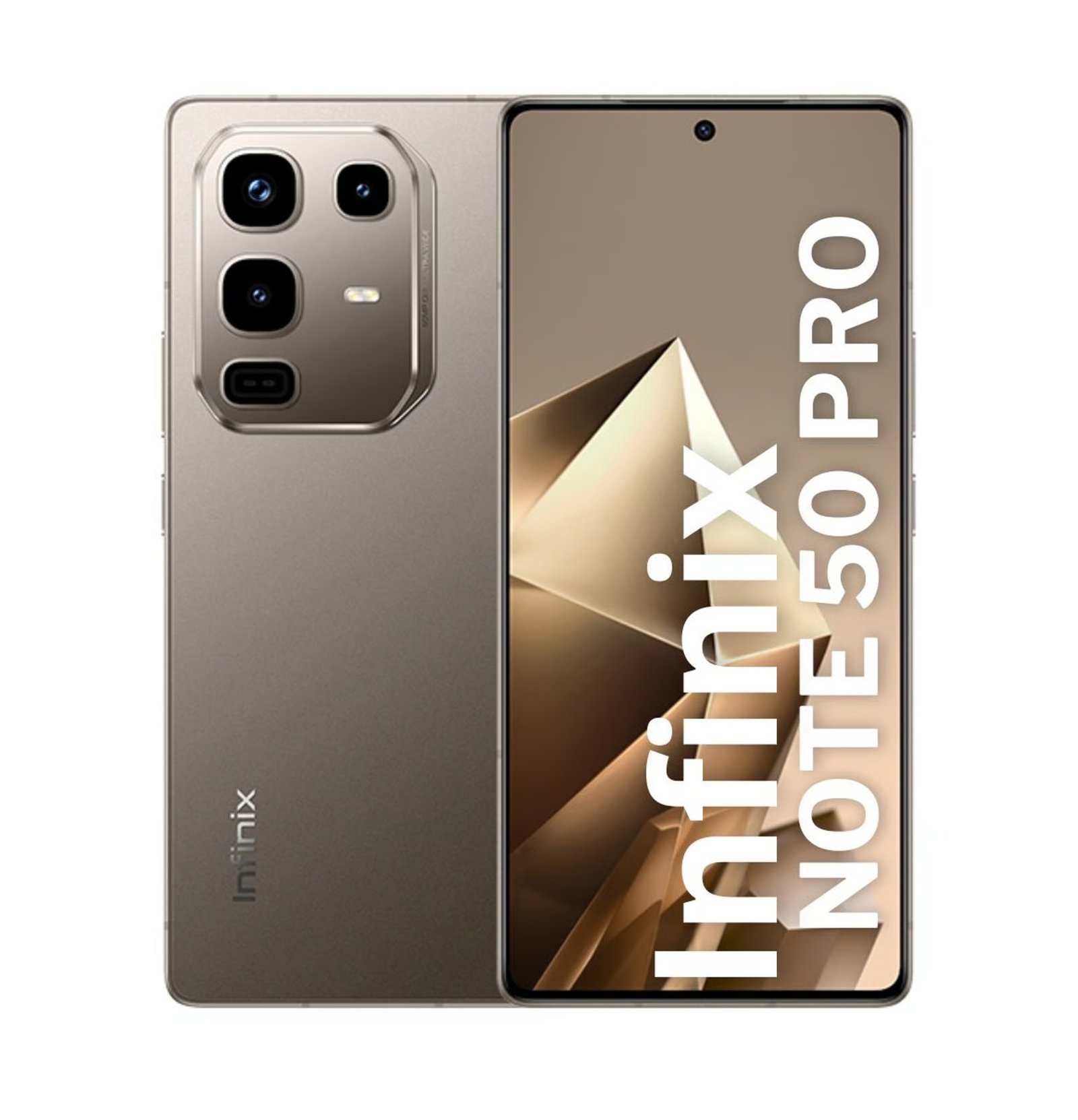 note 50 pro Infinix Note 50 Pro 90w+30w 12ram+256gb Titanium Gray - Imagen 1