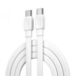 Wiwu Bravo Type-C to Type-C Cable Blanco